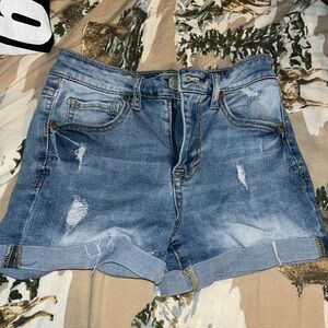 Denim Blue Women's Shorts